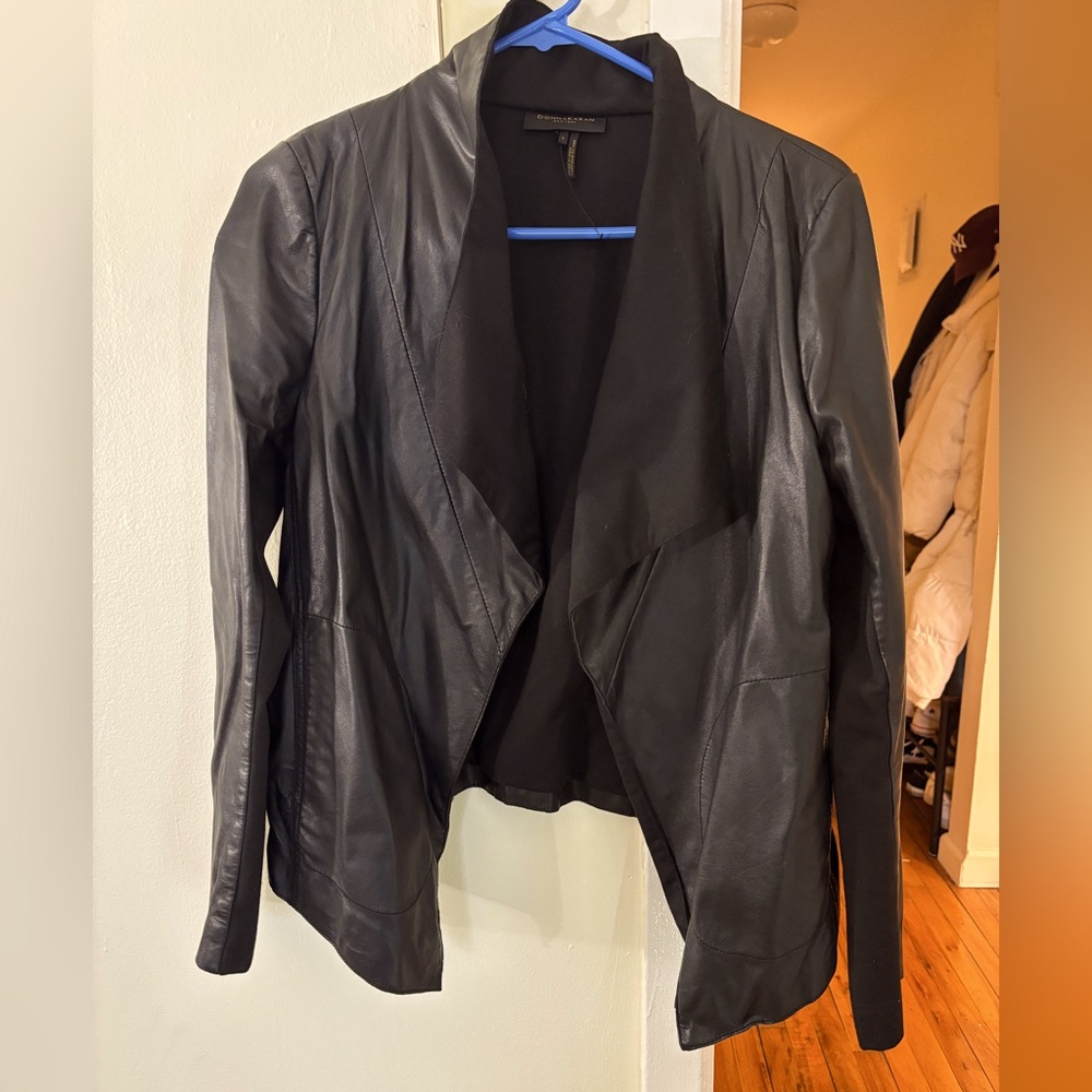 Donna Karen REAL Leather Jacket.